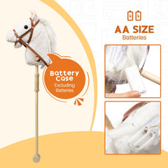HollyHOME reins and wood stick show durable, easy-to-grip design.