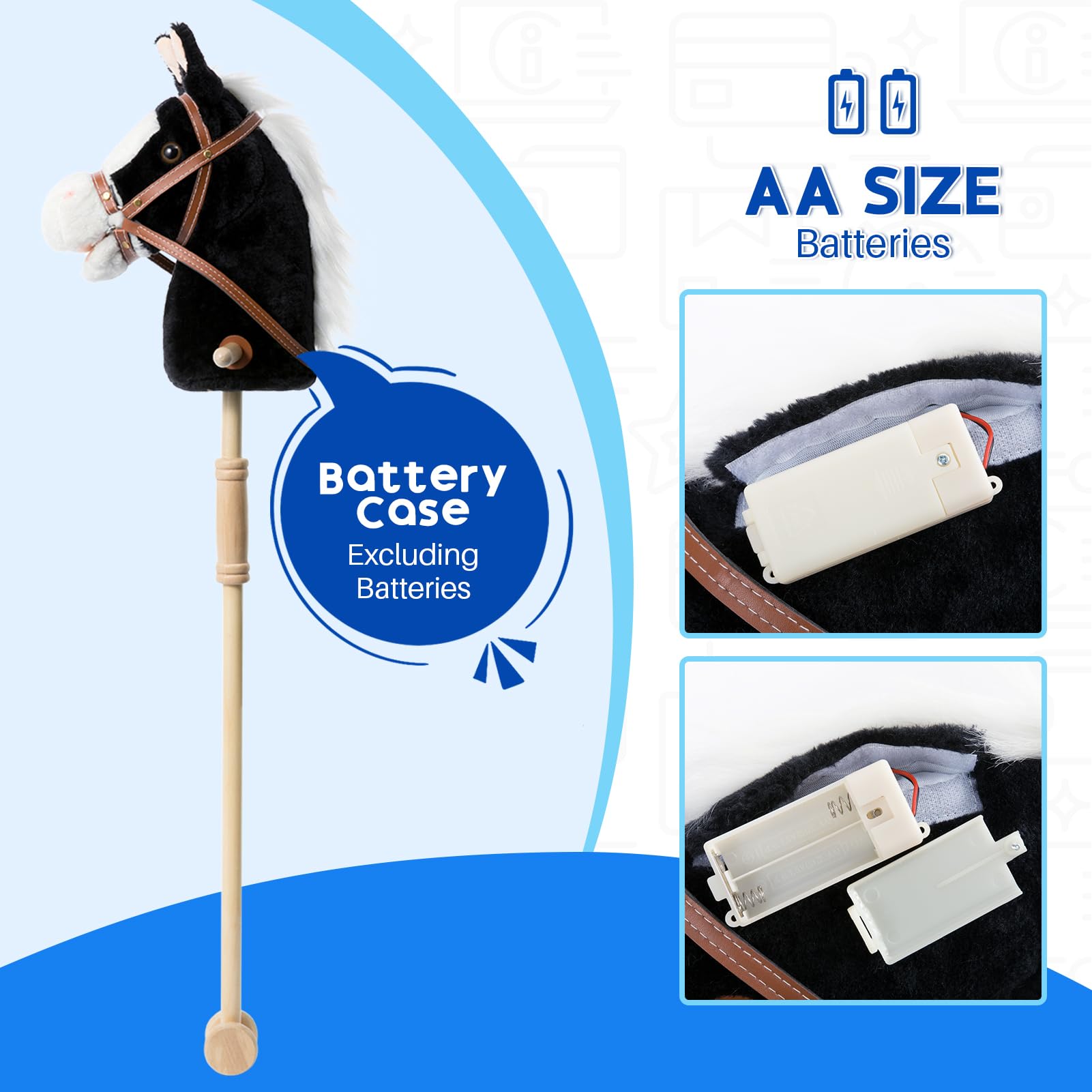 HollyHOME leather reins and wheel detail highlight durability.