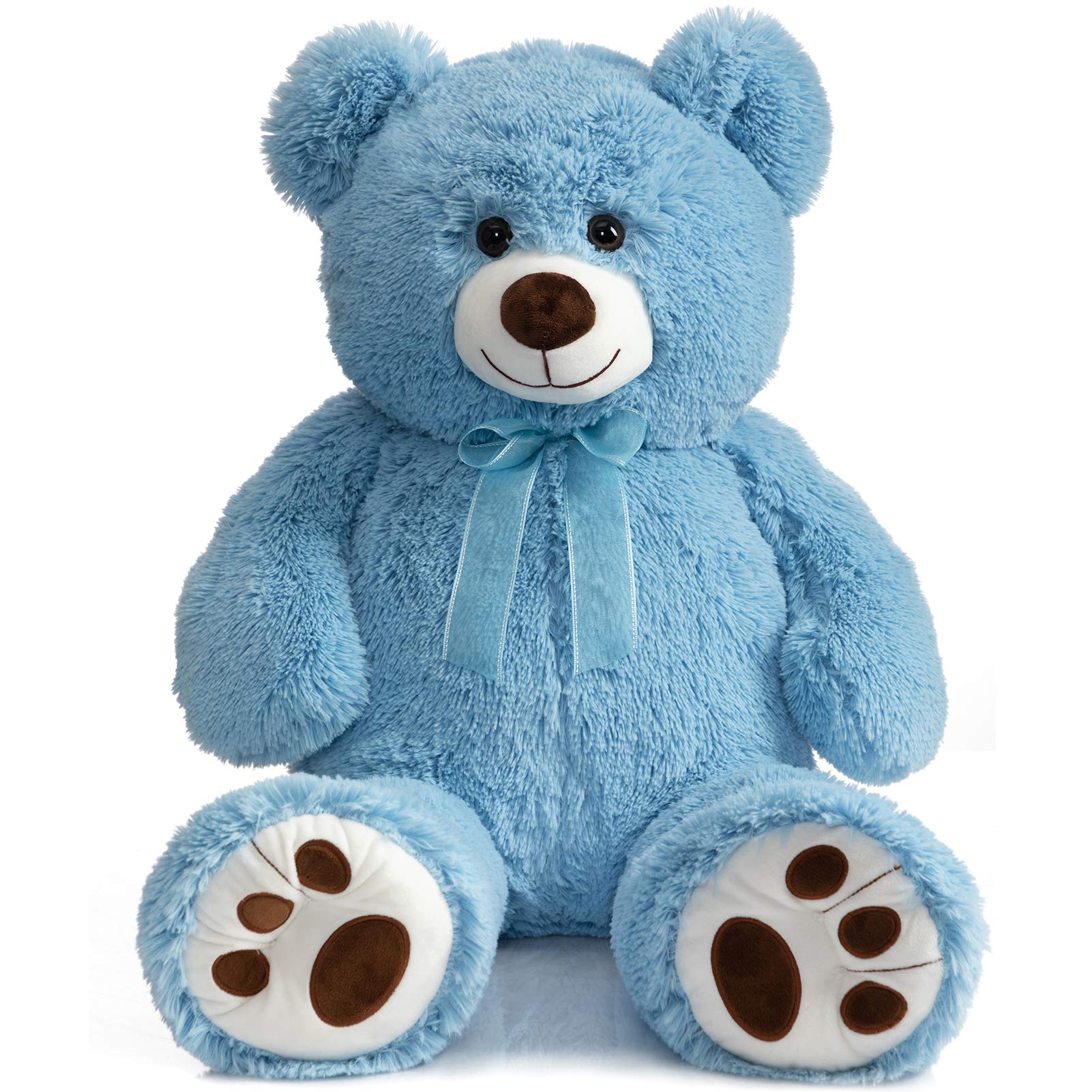 HollyHOME 36-inch blue teddy bear for cozy hugs and décor.