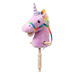 HollyHOME Unicorn Stick Horse with wheels enables stable, active play indoors and outdoors.