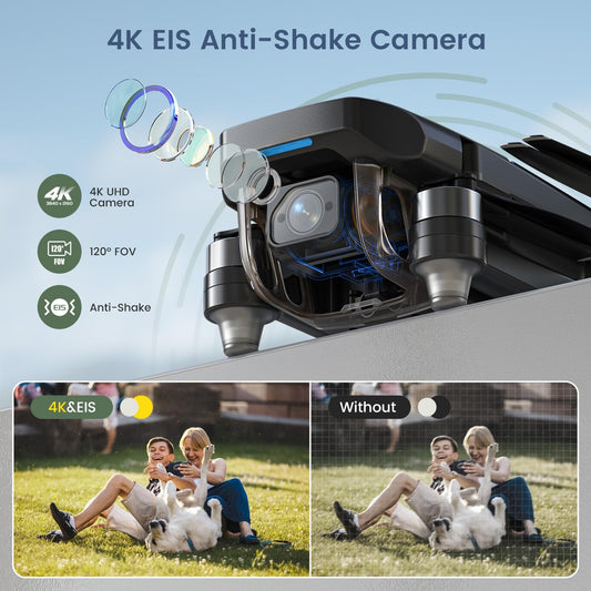 Holy Stone HS175G 120° wide-angle lens captures expansive landscapes.