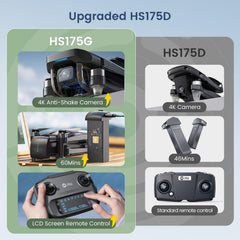 Holy Stone HS175G carrying case keeps gear organized during travel.