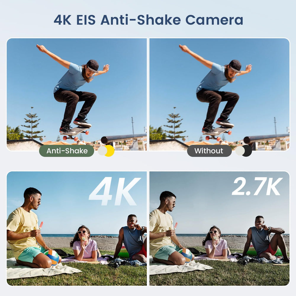 Holy Stone HS175G tilt with 90° adjustment for creative shooting angles.