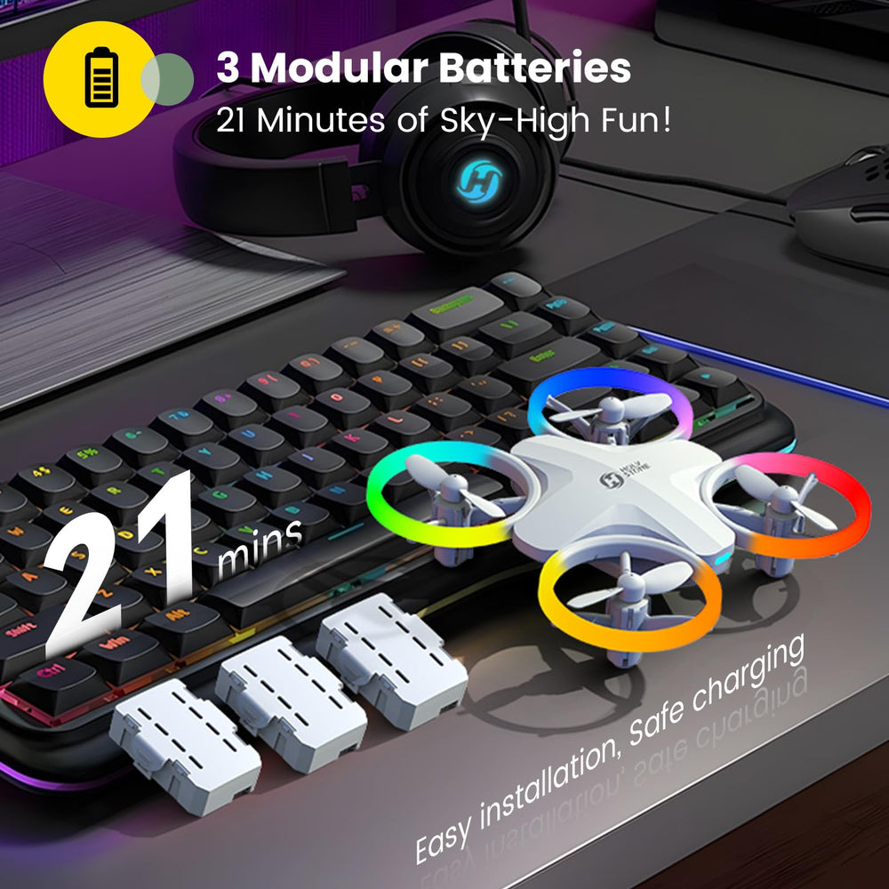 Holy Stone HS180 headless mode simplifies orientation for beginners