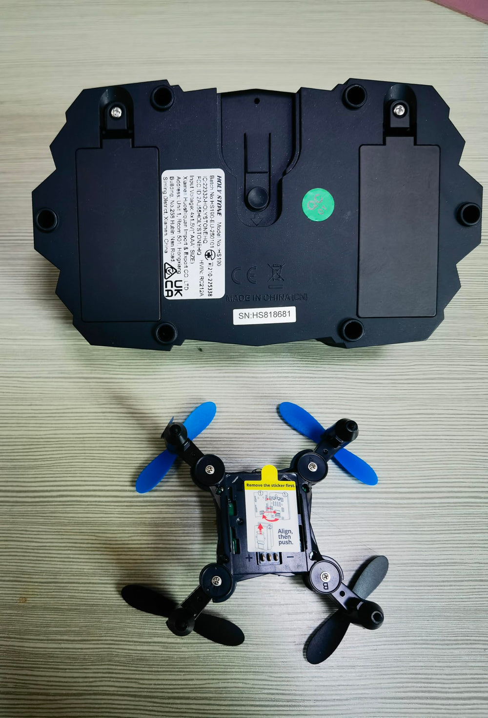 HS190 compact drone ideal for indoor and outdoor play