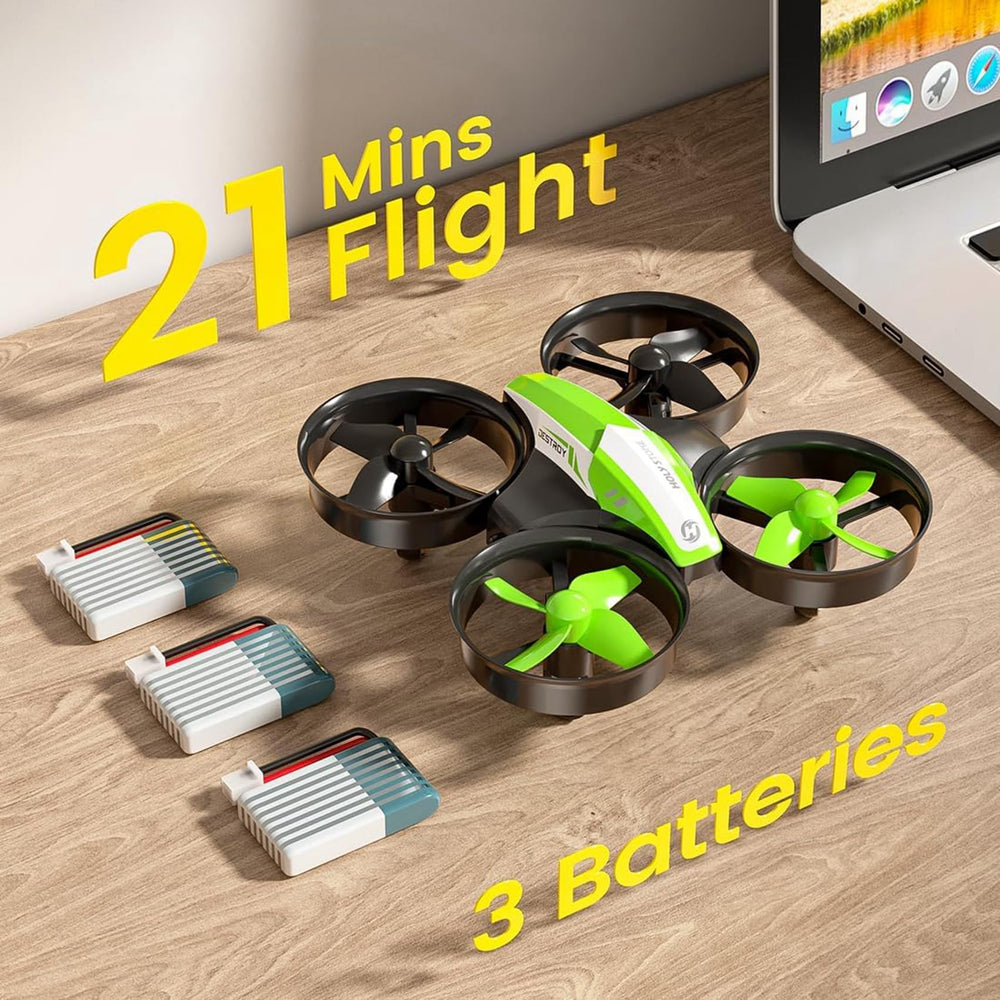 Holy Stone HS210 green compact-design image shows grab-and-go play.
