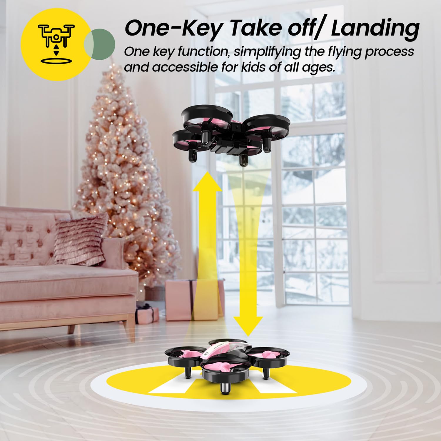 Holy Stone HS210 three-speed modes tailor flight for beginners to advanced.