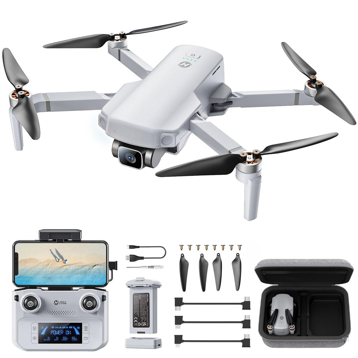 Holy Stone HS360E 4K camera for crisp aerial portraits