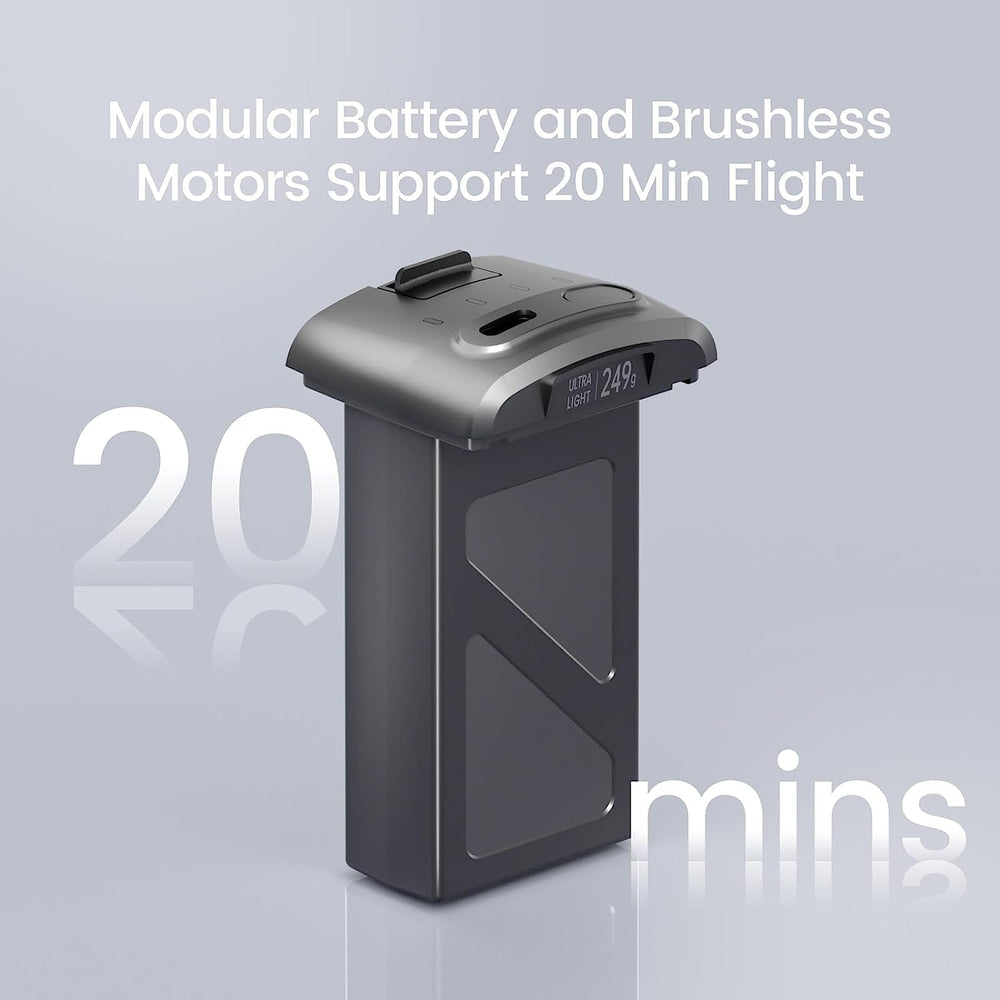 Holy Stone HS360S battery pack outdoor use demonstrates lightweight energy density for longer flights.