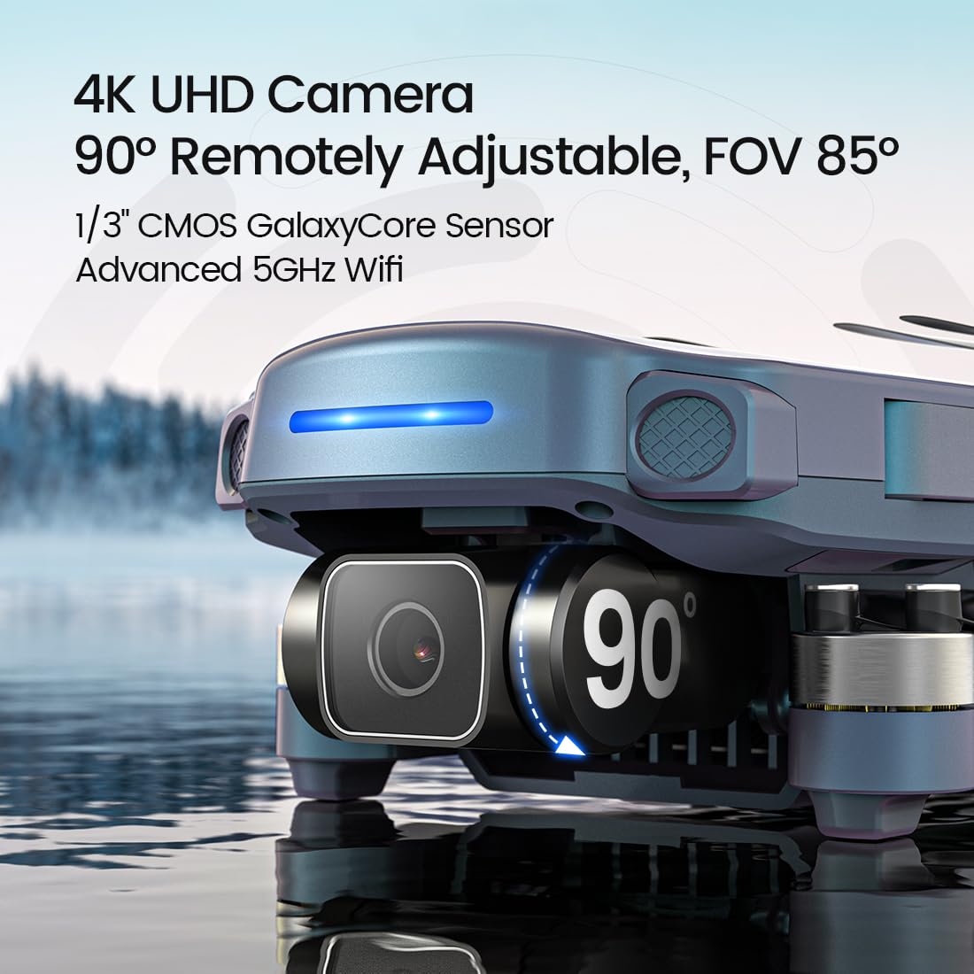 Holy Stone HS360S folding design enables easy portability