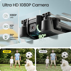 Holy Stone HS440 camera angle adjustment enables precise framing.