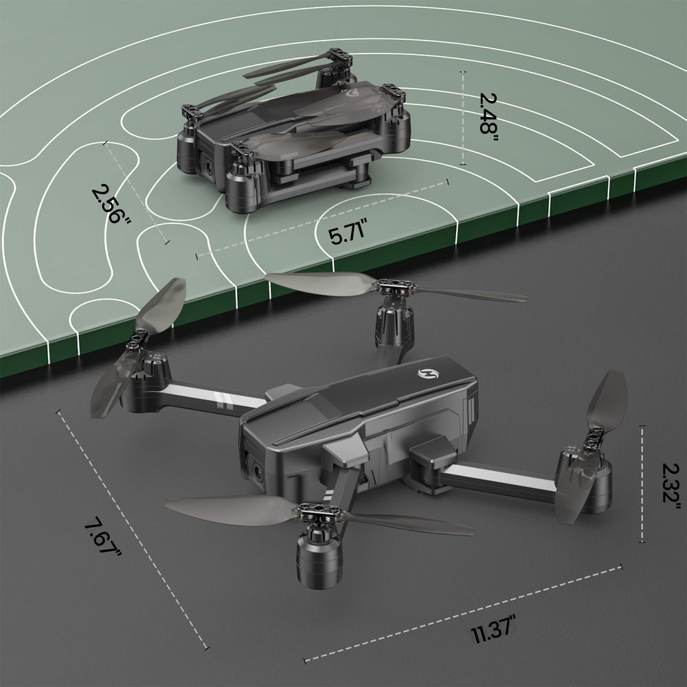 Holy Stone HS440 voice gesture control supports hands-free commands.