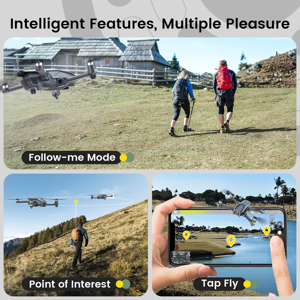 Holy Stone HS710 brushless motors provide stability and longer life
