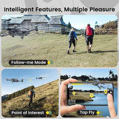 Holy Stone HS710 brushless motors provide stability and longer life