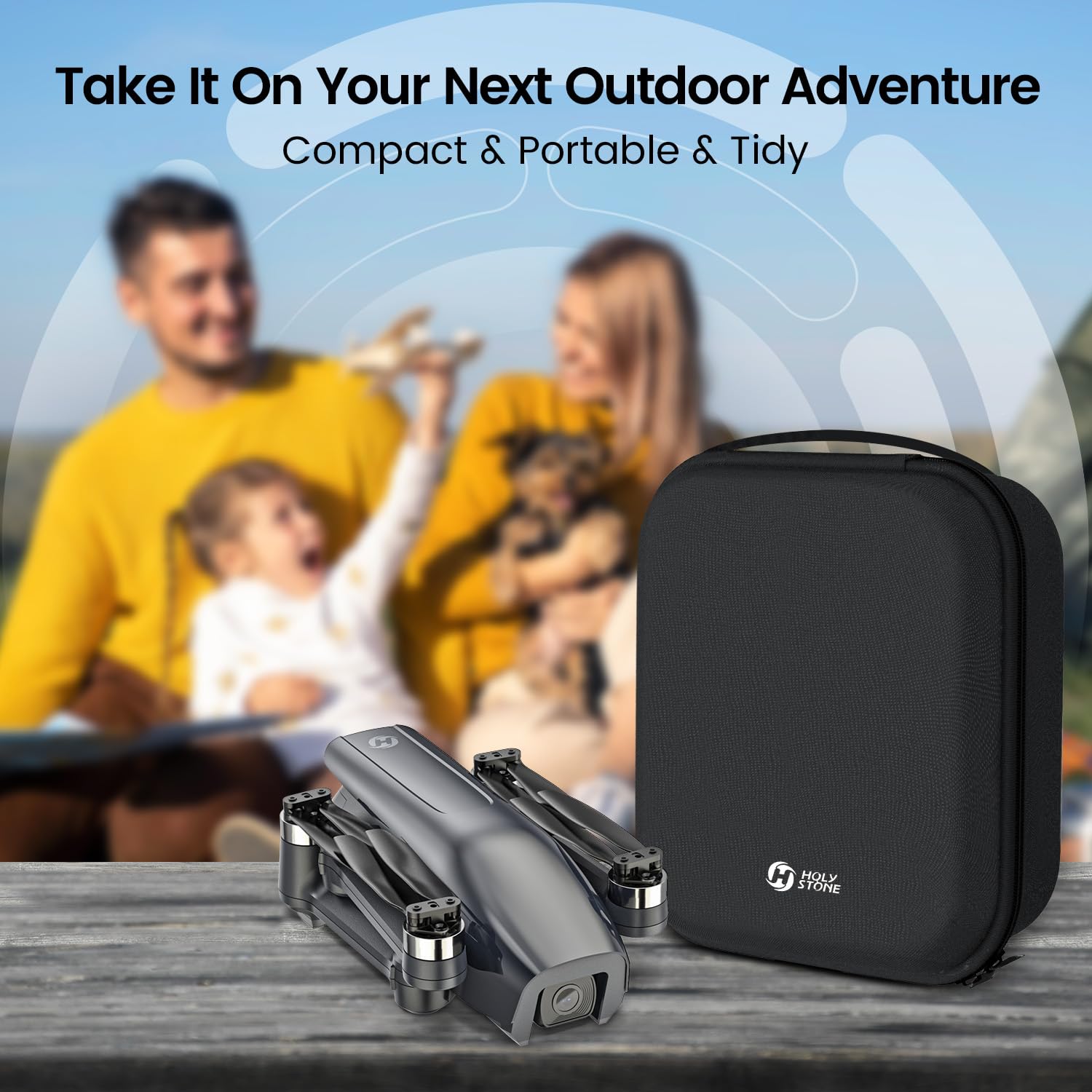 Holy Stone HS710 GPS and optical flow stabilize hover indoors and outdoors