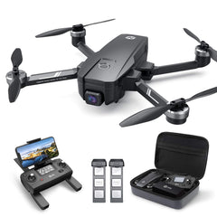 Holy Stone HS720E with 4K camera delivers stabilized footage for sharp urban and landscape scenes.