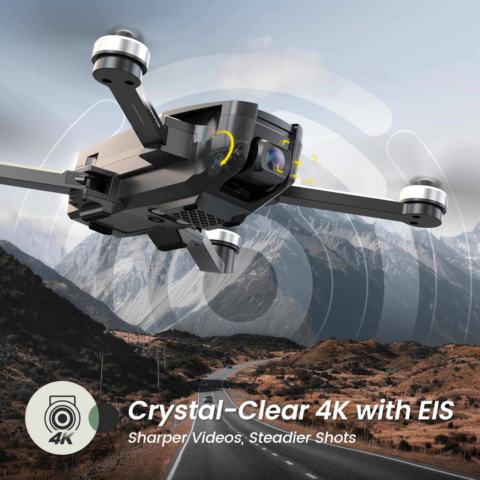 Holy Stone HS720E GPS Auto-Return ensures safe flights and reliable rehoming.