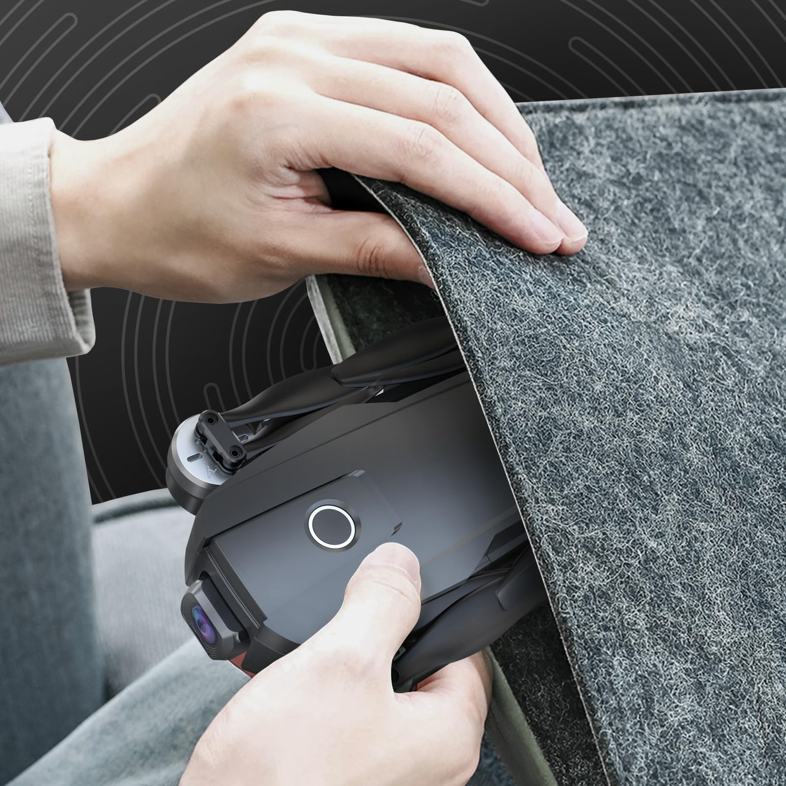 Holy Stone HS720E Sony sensor 4K camera helps preserve fine details.