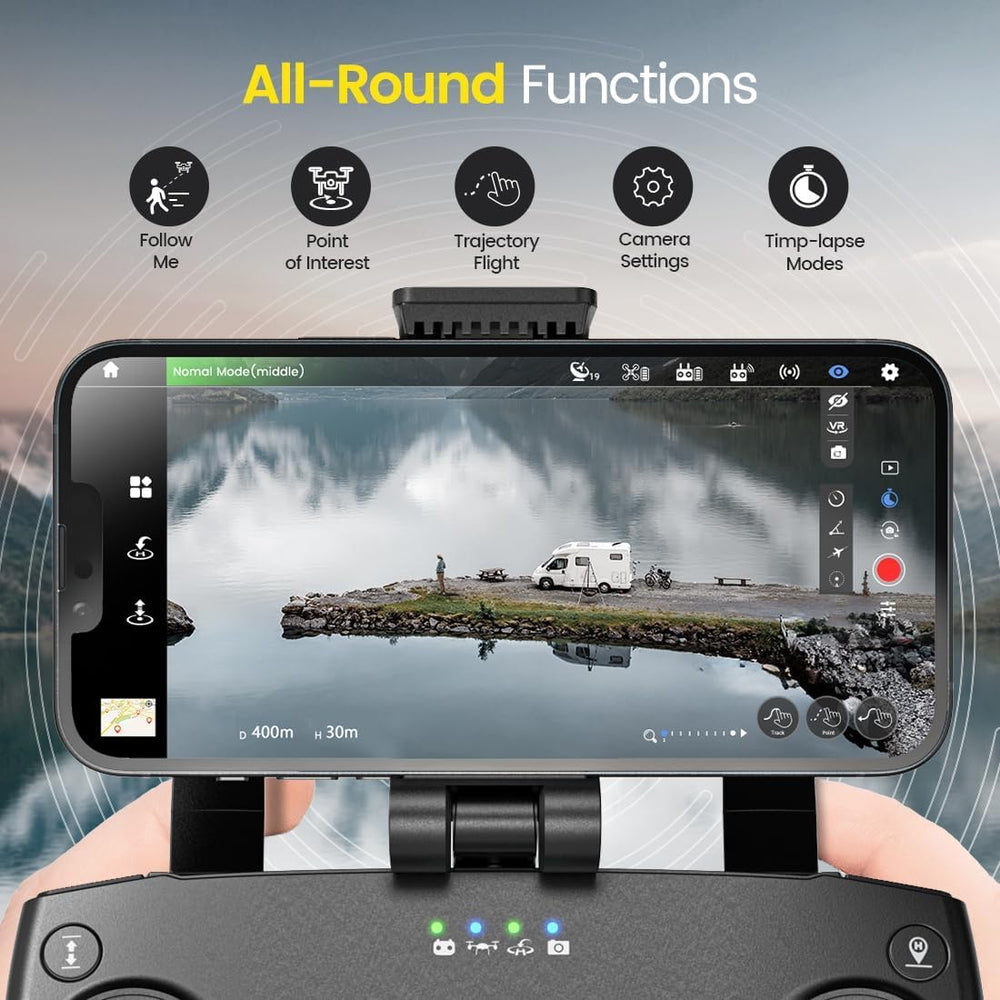 Follow Me and Waypoints on the HS720R enable dynamic aerial footage.