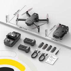 Holy Stone HS720S beginner mode supports new pilots.