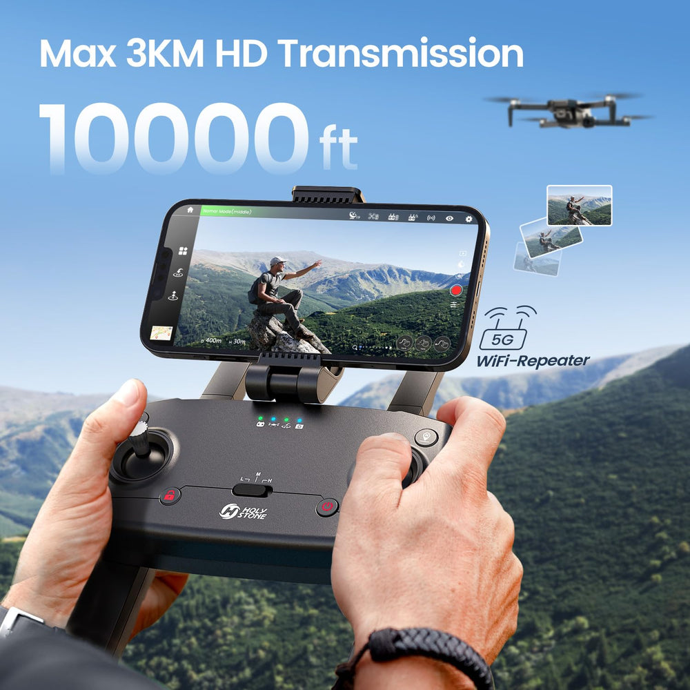 Holy Stone HS720S GPS stability ensuring smooth flight and safe landings.