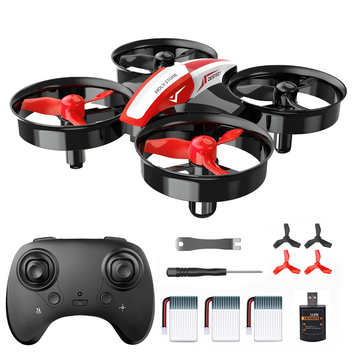 Holy Stone HS210 toss-to-launch indoor drone for beginners and kids