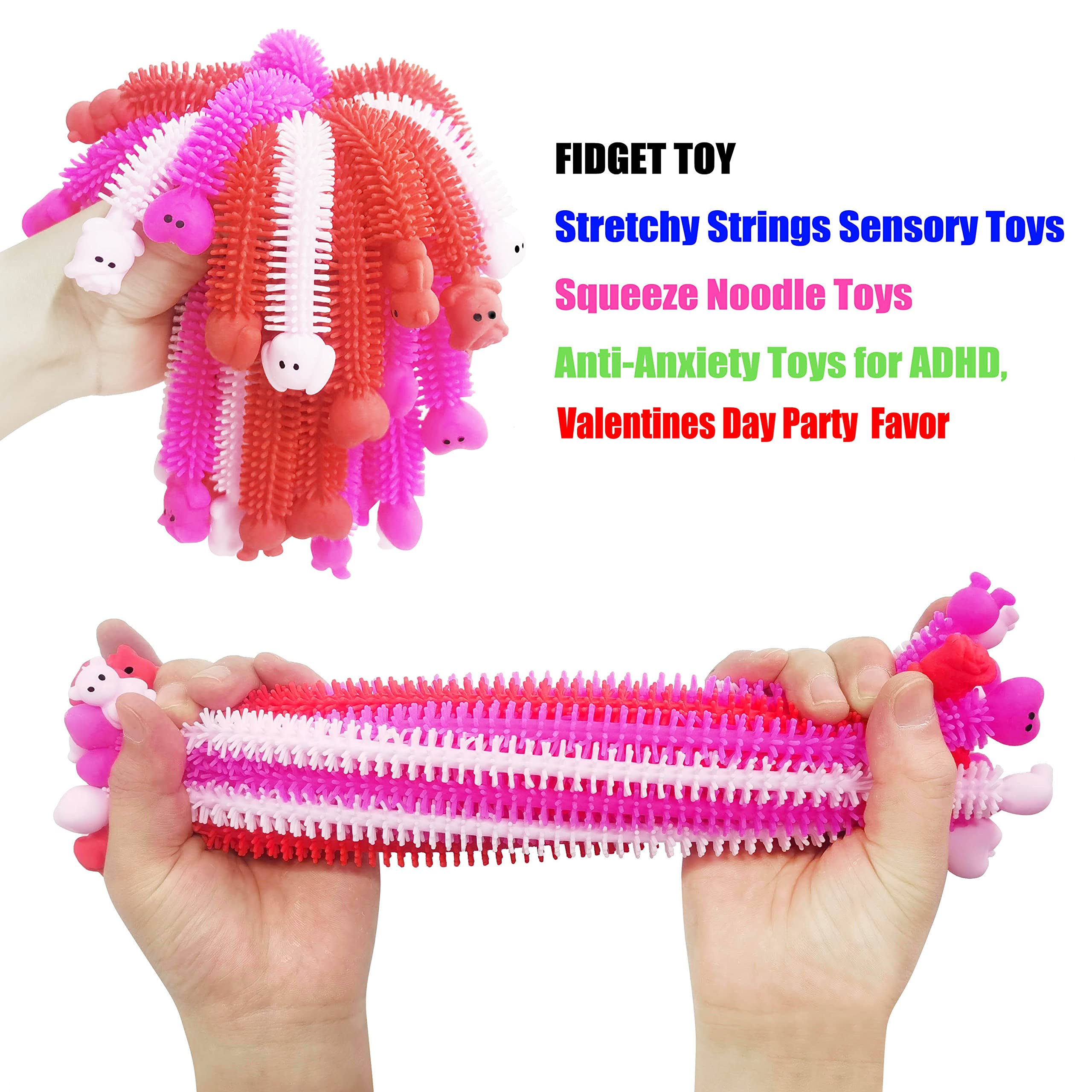 Holydeck stretchy strings in varied colors for sensory exploration.