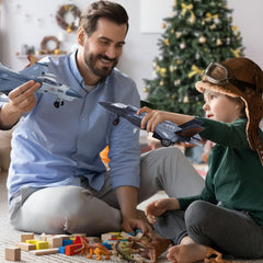 HOLYFUN double-fighter-jet toy gift-ready packaging for holidays