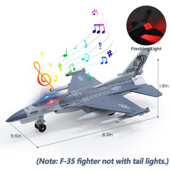 HOLYFUN double-fighter-jet toy pull-back action in motion