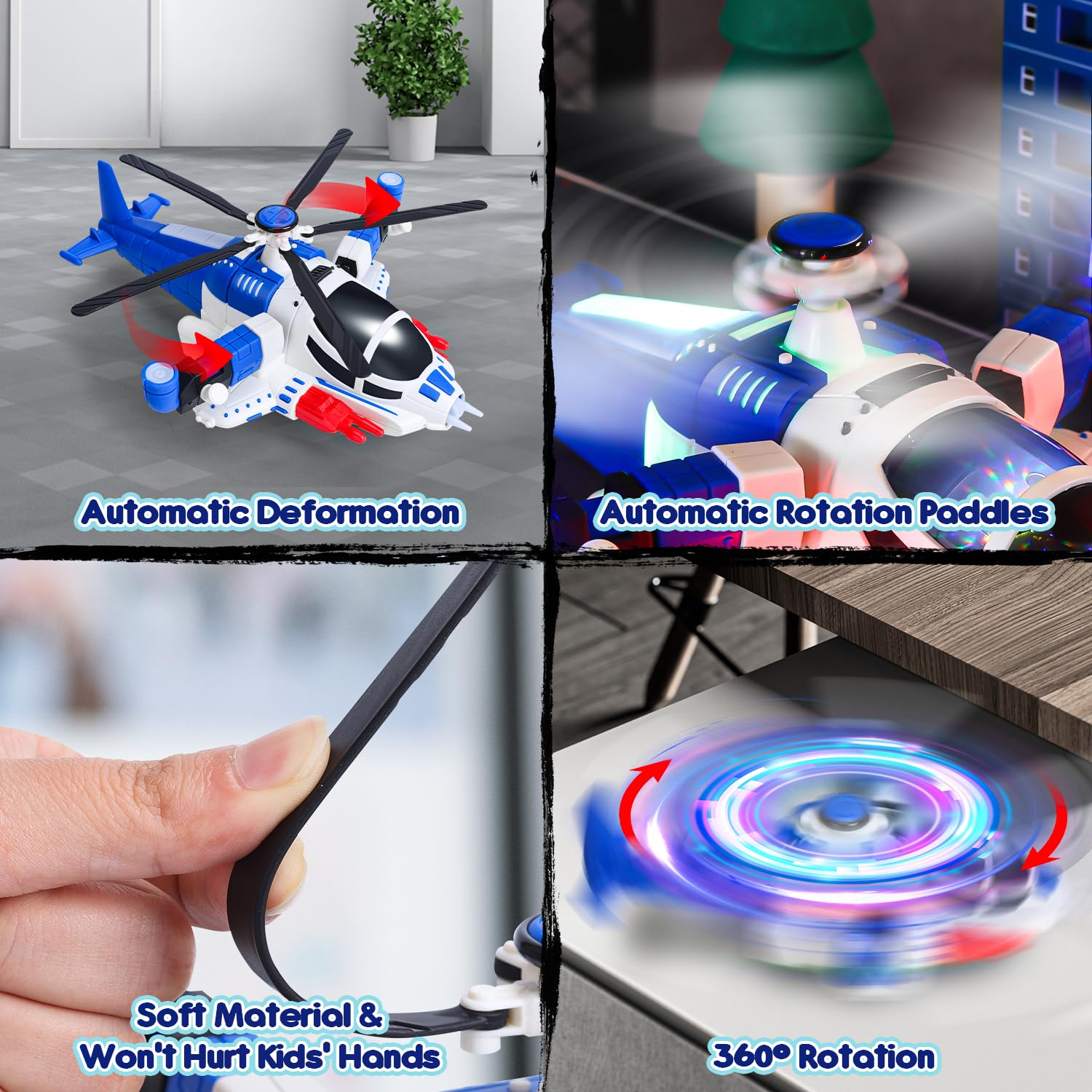 HOLYFUN durable plastic body with rounded edges for safe handling.