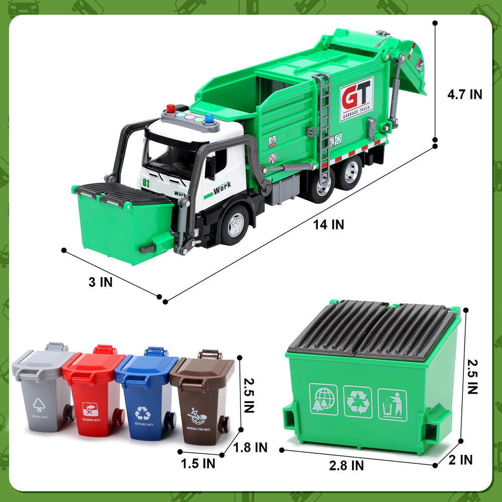 HOLYFUN educational toy with four small bins and a large container for sorting practice