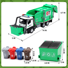 HOLYFUN educational toy with four small bins and a large container for sorting practice