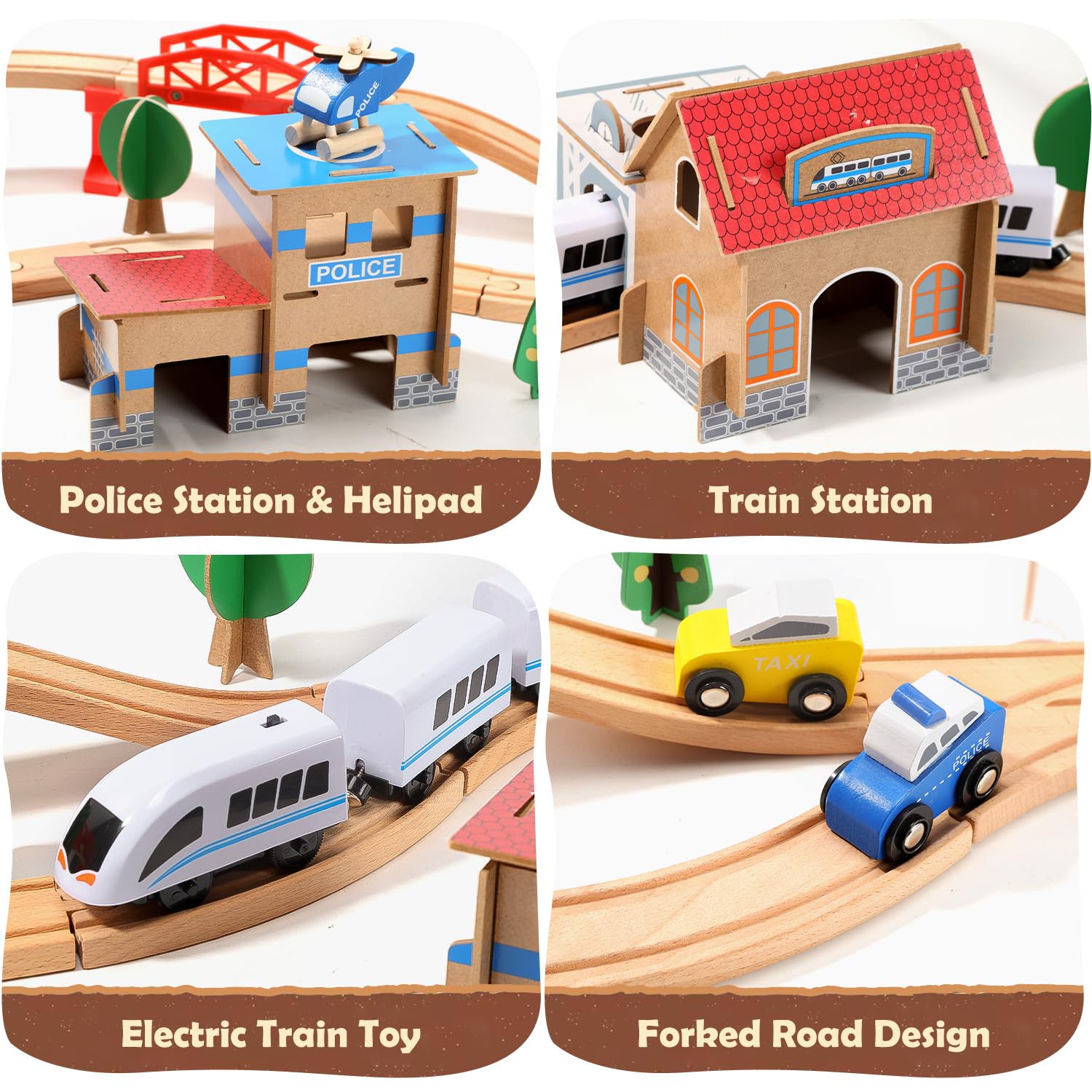 HOLYFUN magnetic train cars enable quick assembly and reconfiguration for hands-on creativity.