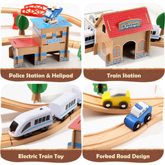 HOLYFUN magnetic train cars enable quick assembly and reconfiguration for hands-on creativity.