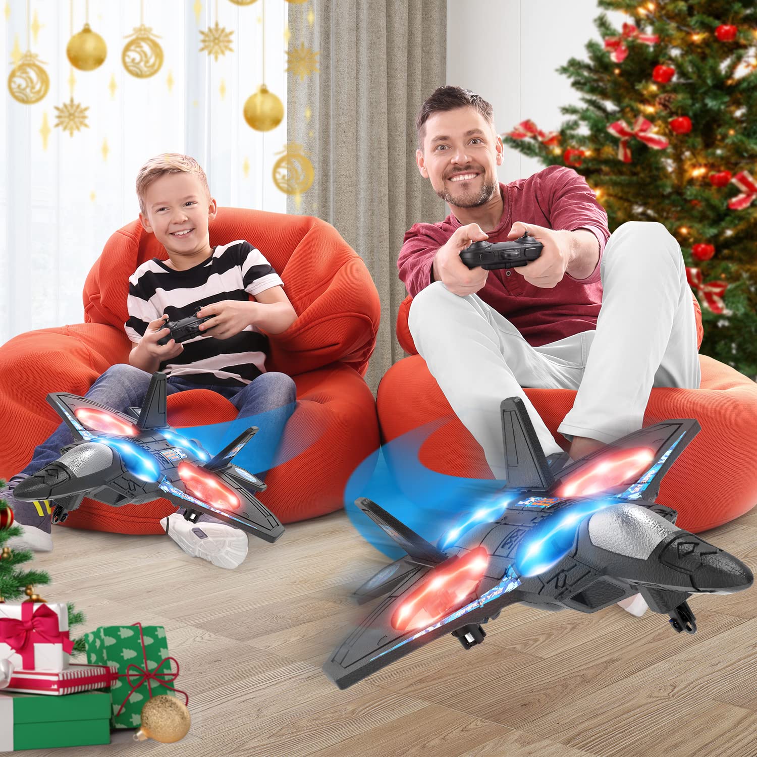 HOLYFUN 2.4GHz remote with up to 164 ft range for group play