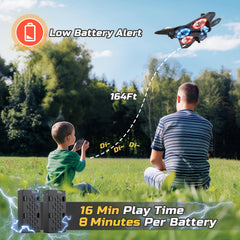 HOLYFUN foam plane with One-Key Takeoff and Auto-Hover for easy control