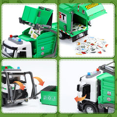 HOLYFUN rear container lifting action recreates realistic garbage collection scenes