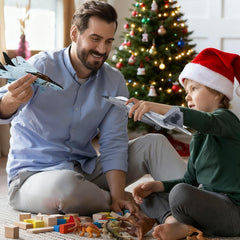 HOLYFUN Pull-back action jets race smoothly without batteries for quick missions.