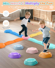 Holyton indoor-outdoor set supports creative balance training.