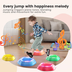 Holyton stepping stones rechargeable battery supports extended playtime