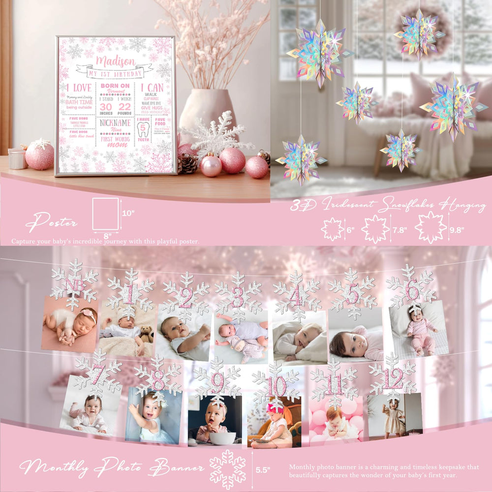 Hombae highchair banner ties the display together with festive color