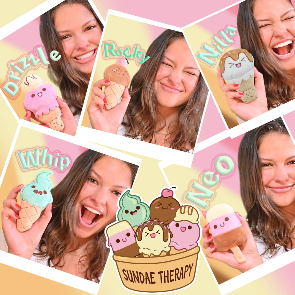 Homelodge Ice Cream Plushies show soft touch for cozy evenings.