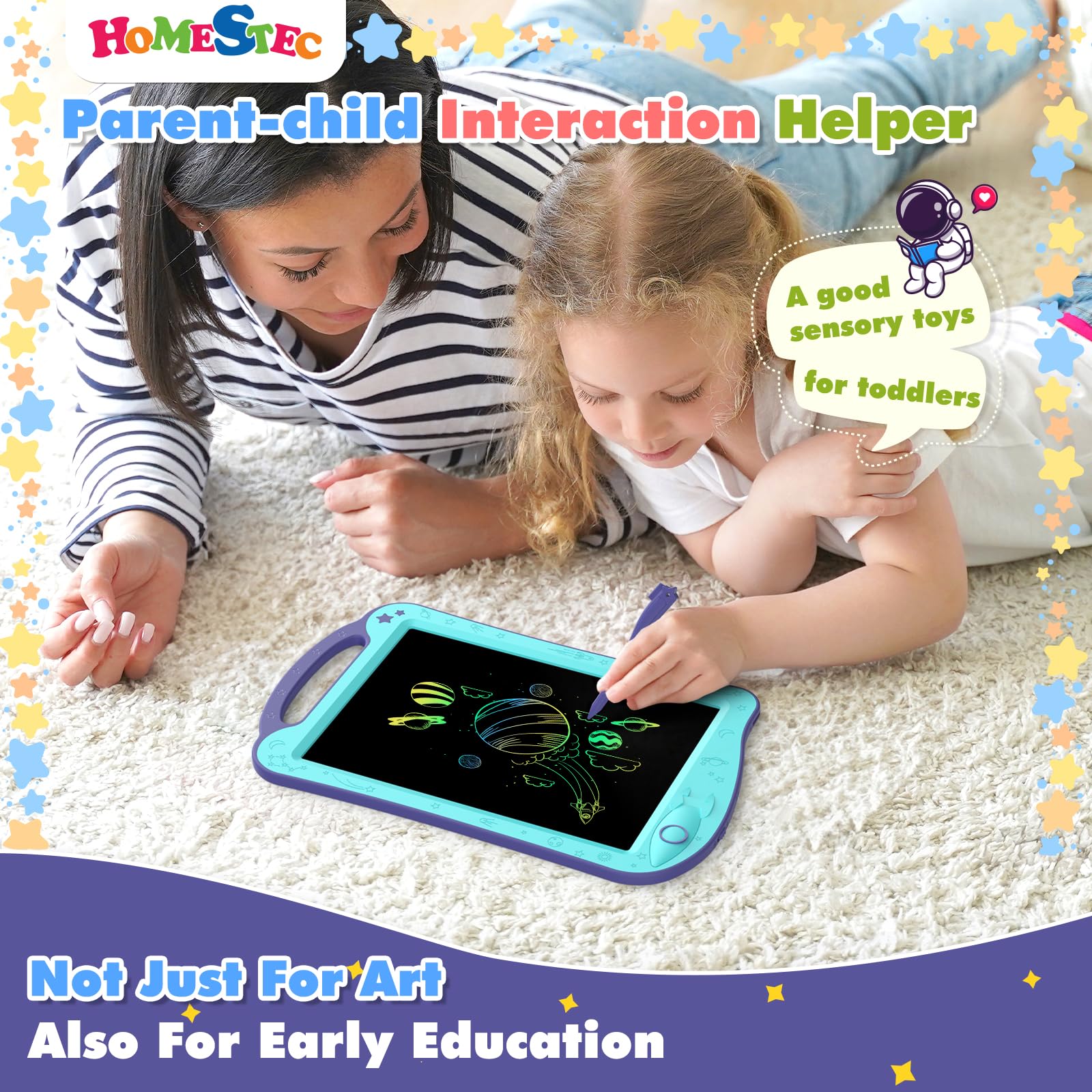 HOMESTEC Astrodraw eye-safe LCD with long battery life for everyday use