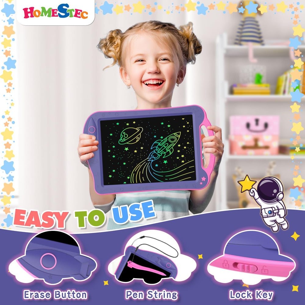 HOMESTEC Astrodraw handheld travel toy with durable design