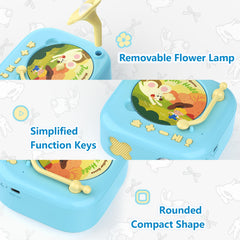 HOMESTEC detachable flower light provides soft, non-glare illumination.