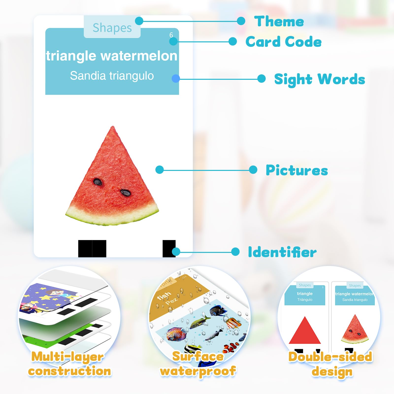 HOMESTEC flash cards support early bilingual development in home or therapy