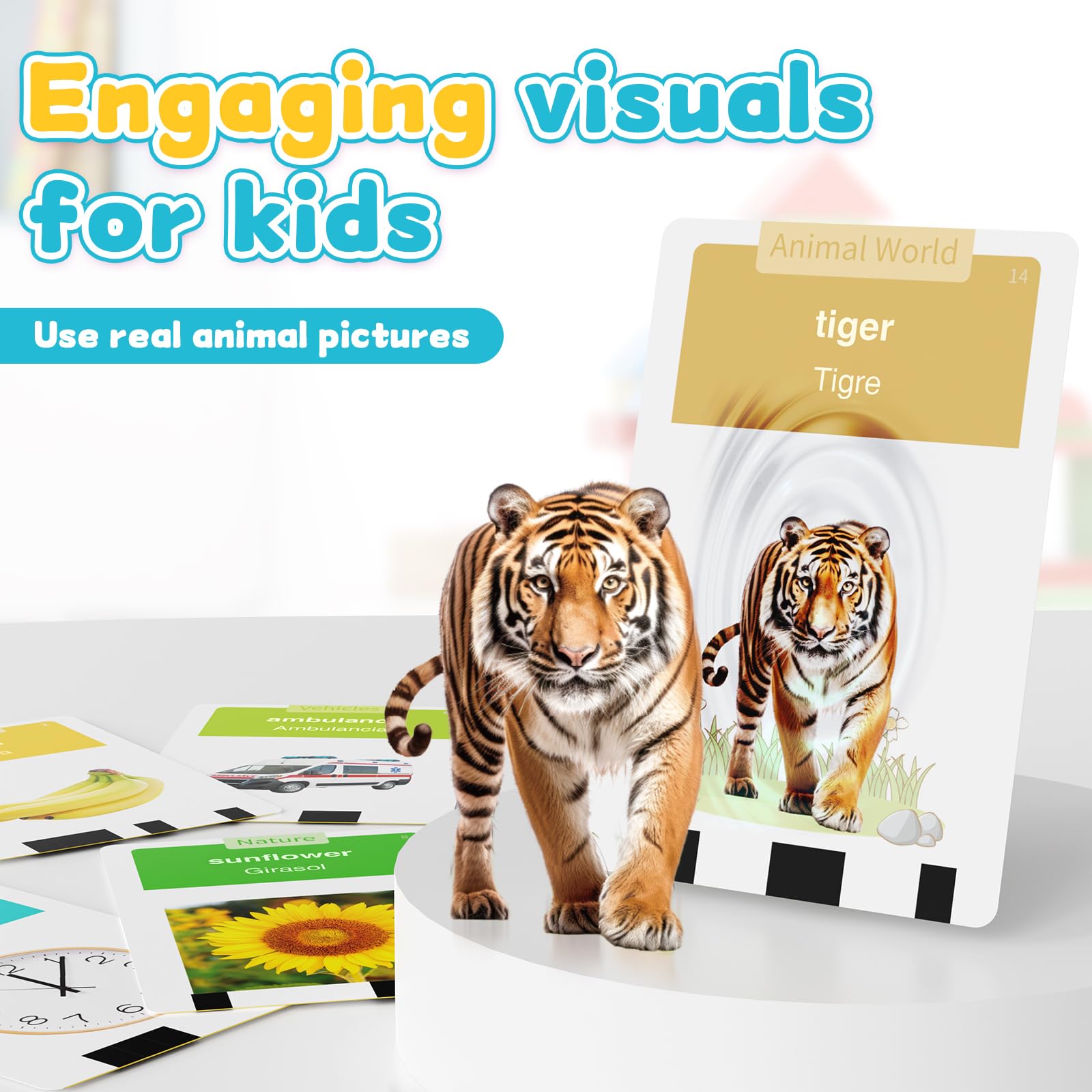 HOMESTEC cards cover essential vocabulary for playtime and routines