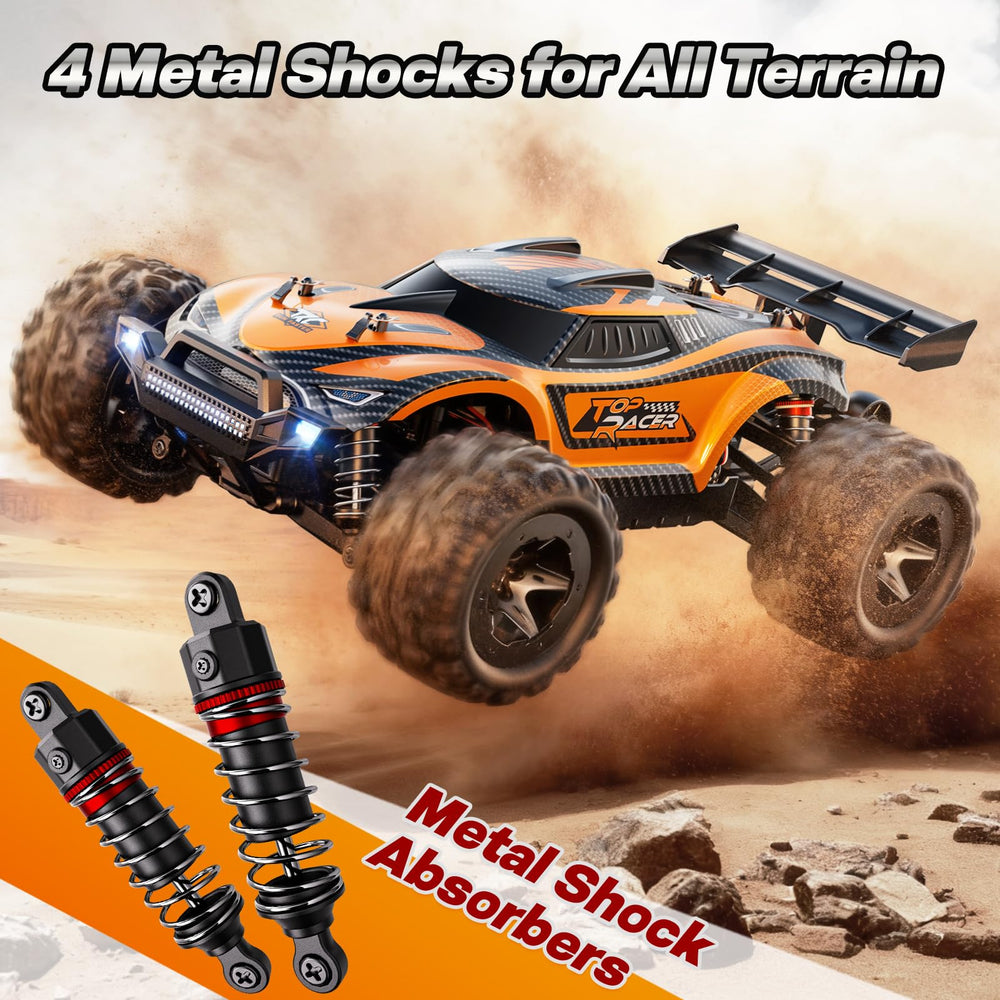 HOMETALL 1:18 RC monster truck battery pack and dual power setup