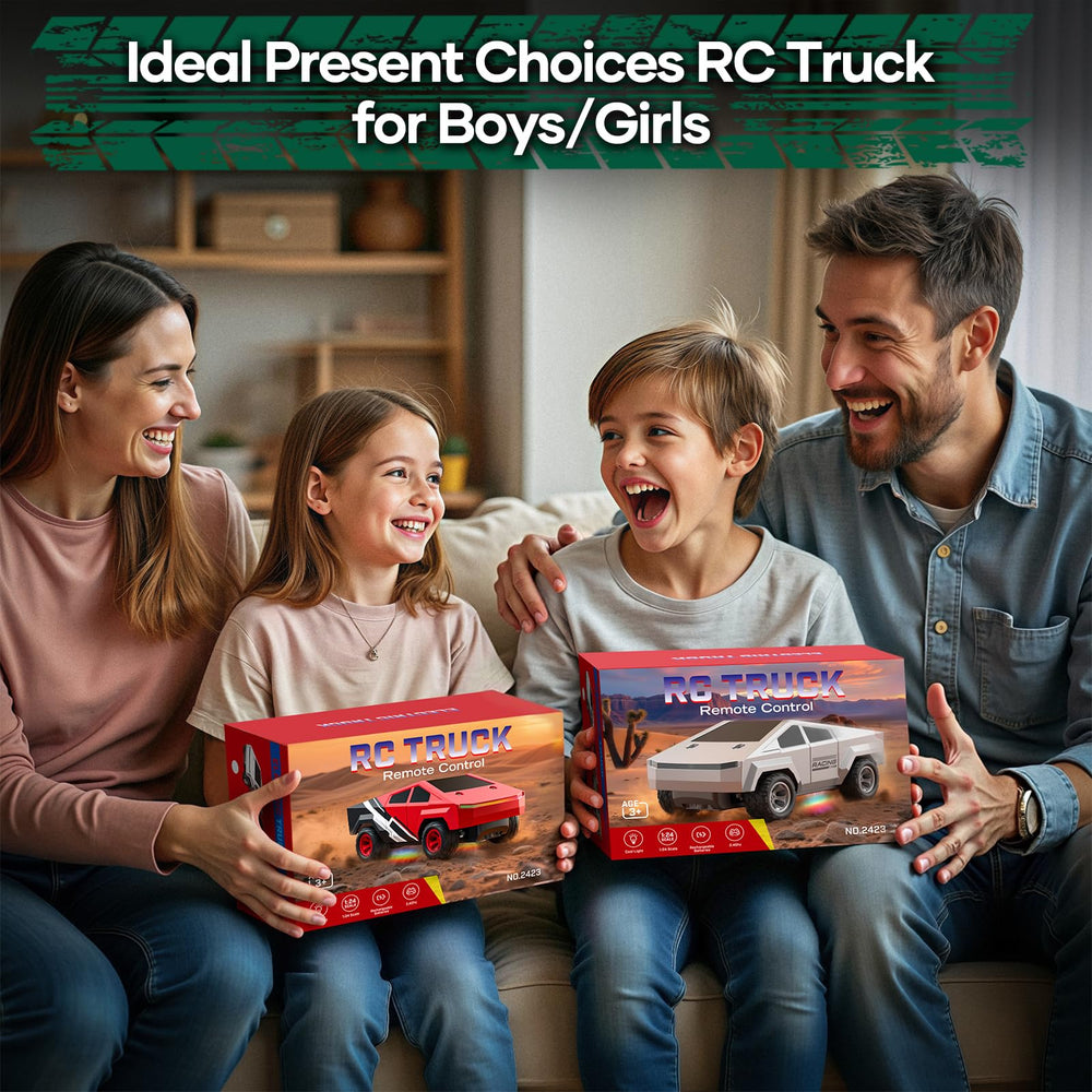 HOMETALL gift-ready RC truck packaging for gifting.