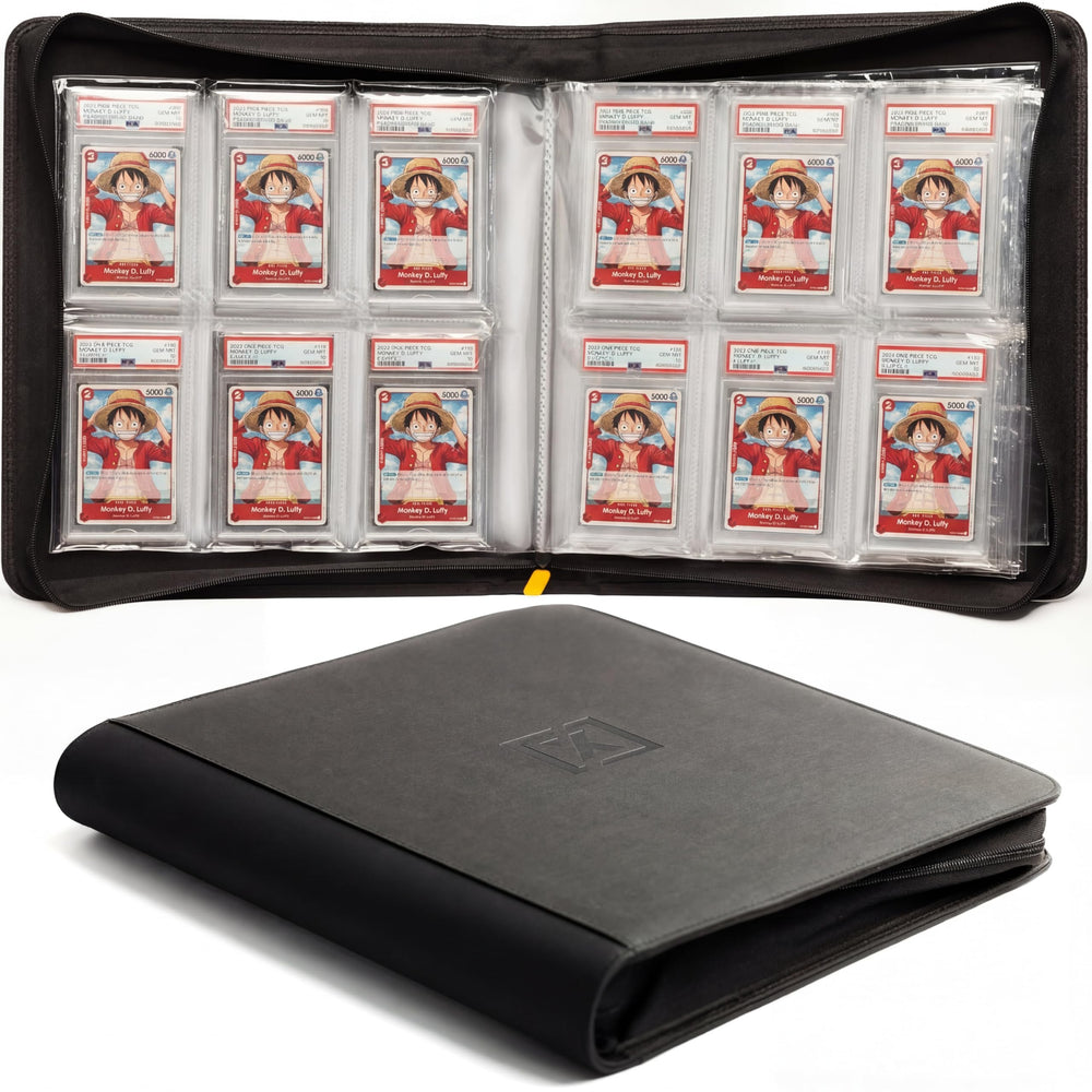HOMEXPRO X PRO Graded Card Binder holds 60 slabs for organized storage.